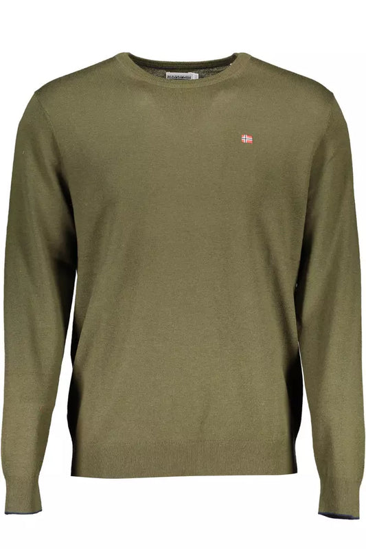 Napapijri Elegant Green Woolen Sweater for Men