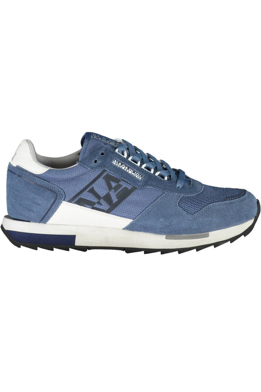 Napapijri Sleek Blue Athletic Sneakers with Contrast Details