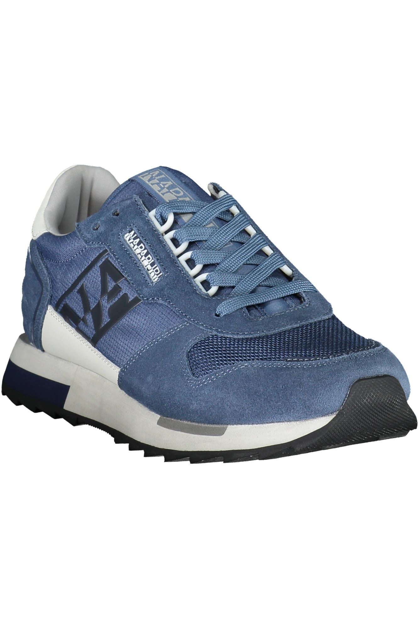 Napapijri Sleek Blue Athletic Sneakers with Contrast Details