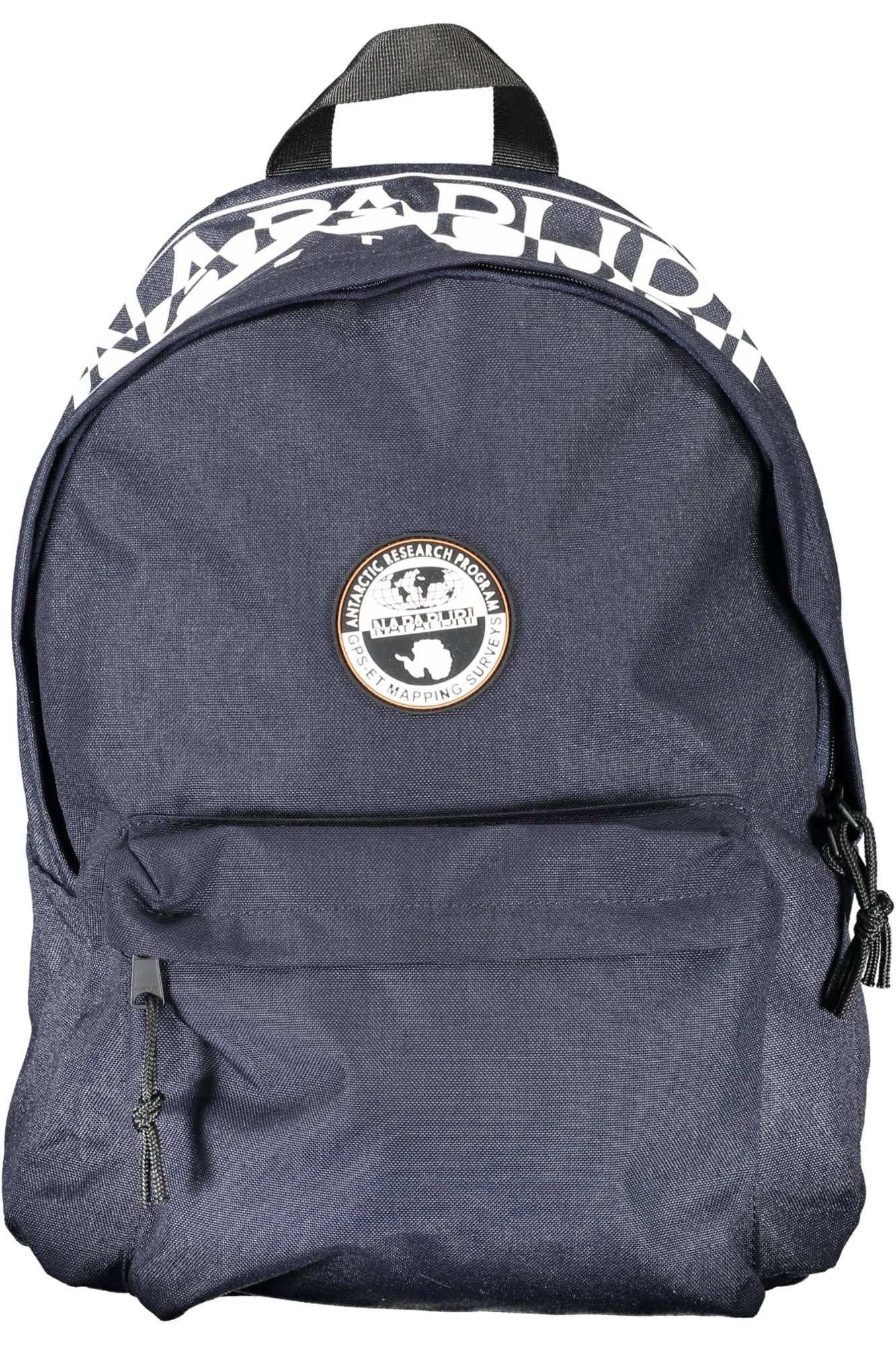 Napapijri Chic Blue Backpack with Sleek Print & Logo Detail