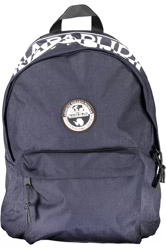 Napapijri Chic Blue Polyester Daypack with Logo Print