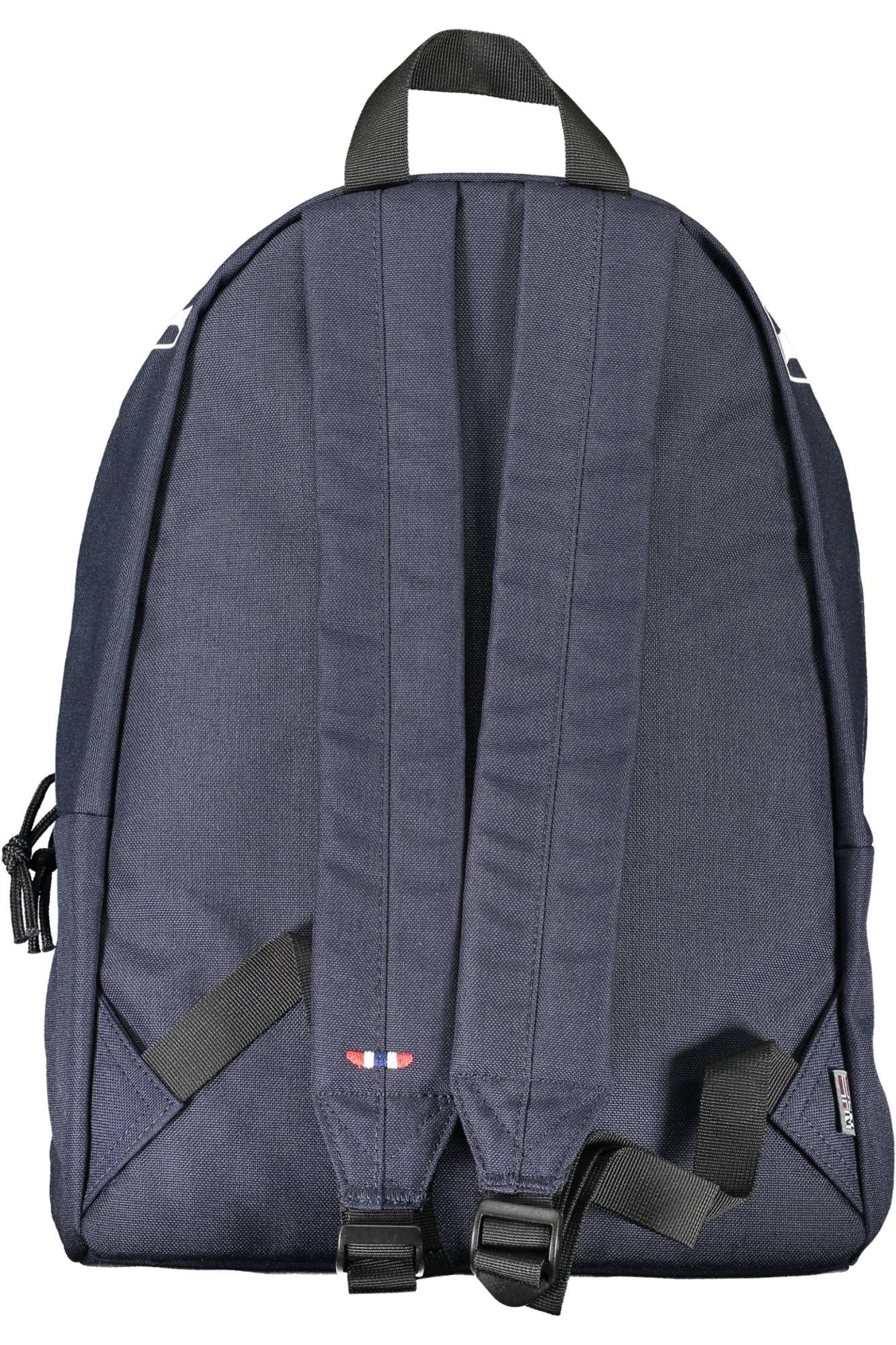 Napapijri Chic Blue Backpack with Sleek Print & Logo Detail