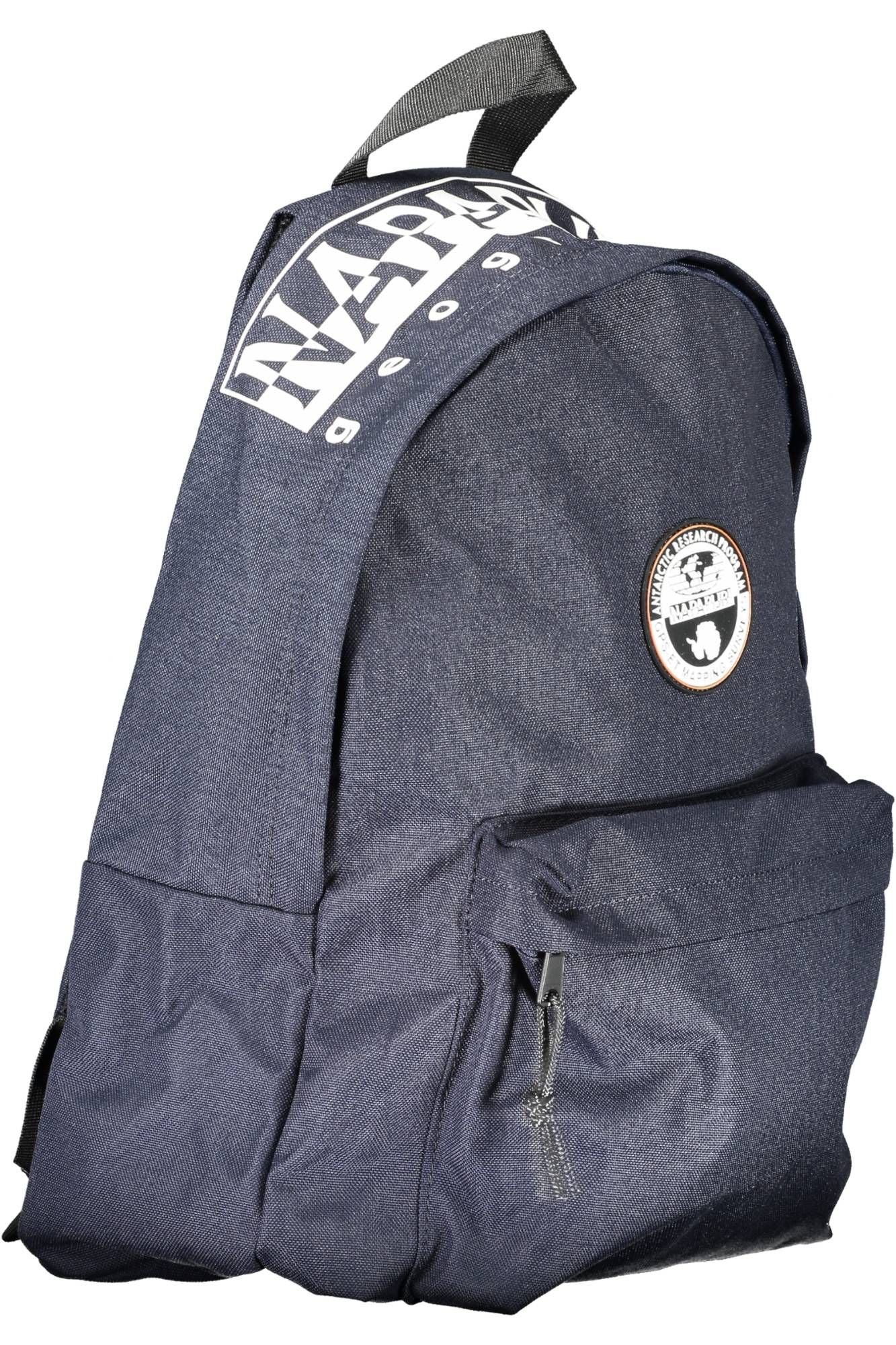 Napapijri Chic Blue Backpack with Sleek Print & Logo Detail