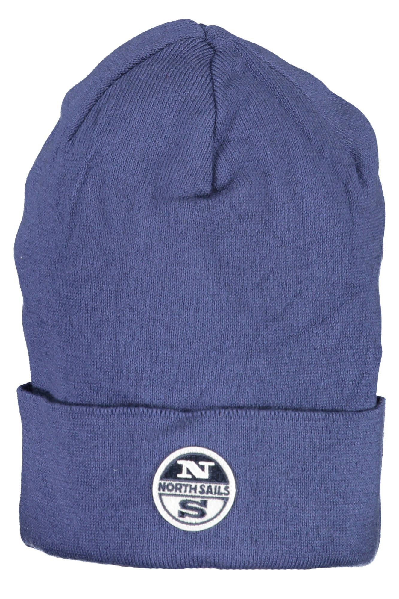 North Sails Sleek Blue Cotton Cap with Emblem Detail