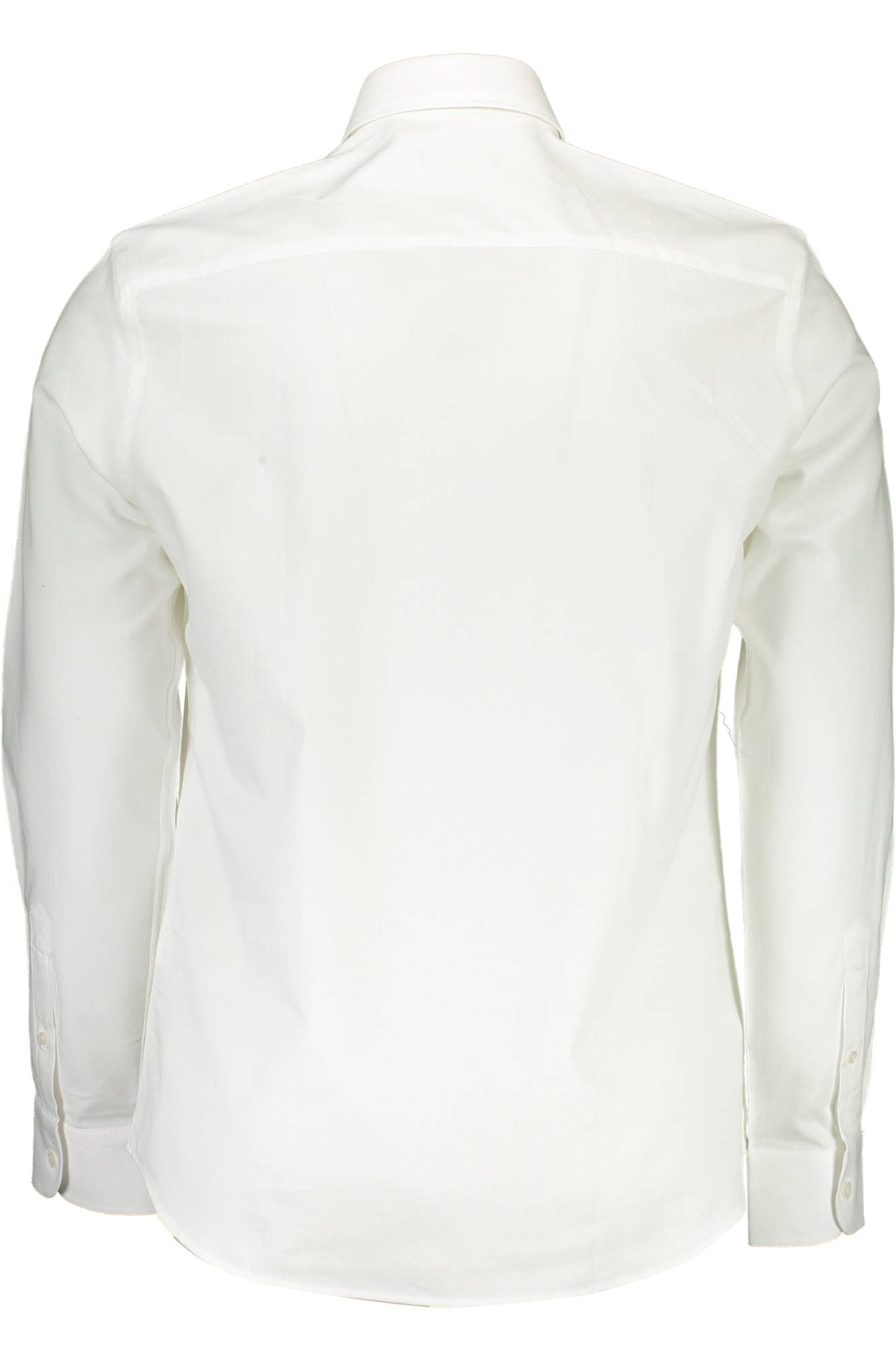 North Sails Crisp White Cotton Long-Sleeved Button-Down Shirt