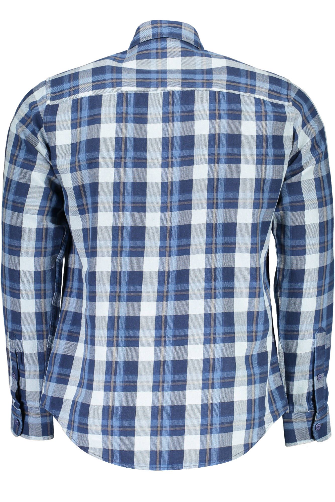 North Sails Chic Blue Cotton Button-Down Shirt