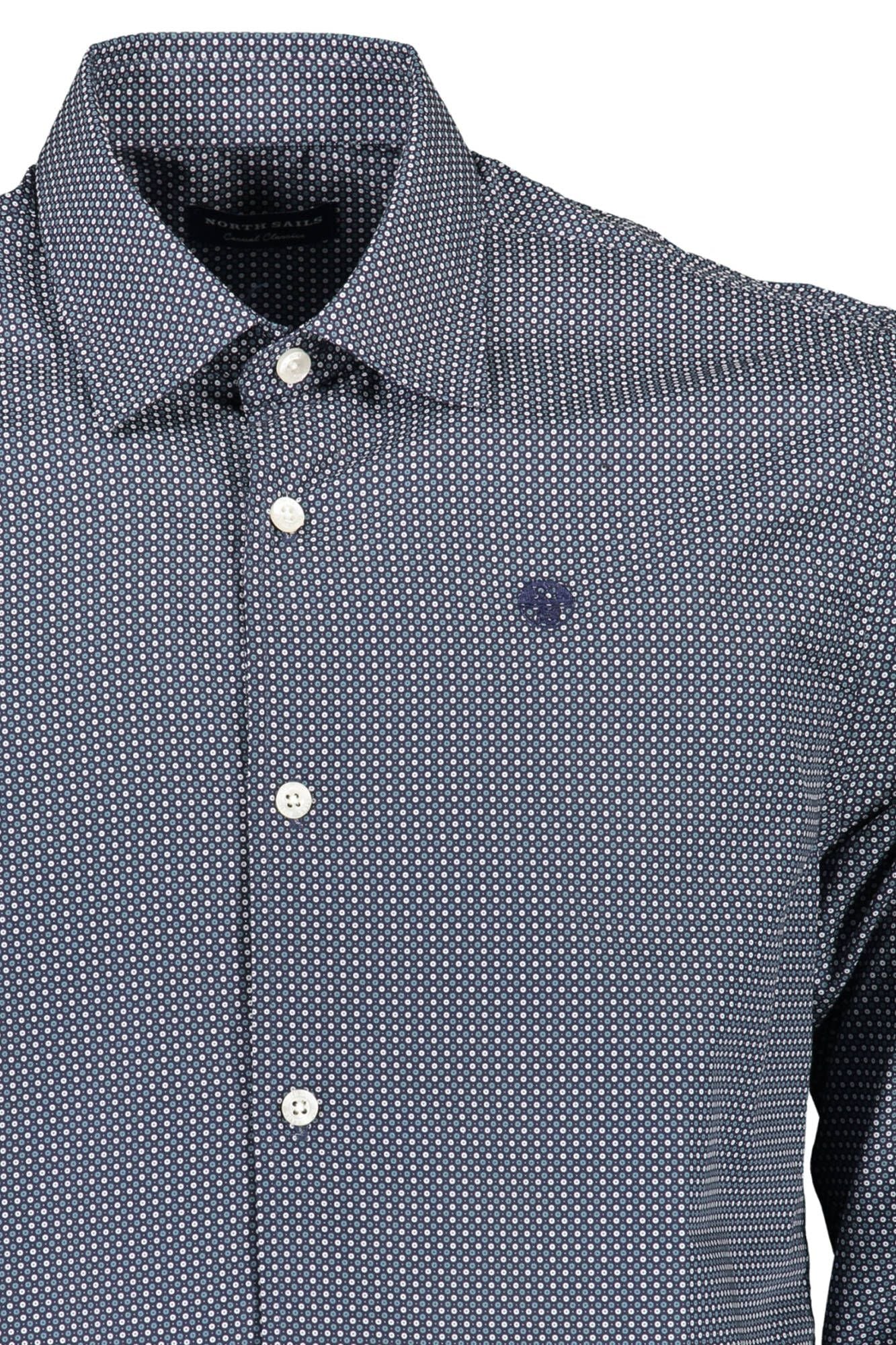 North Sails Chic Blue Regular Fit Italian Collar Shirt