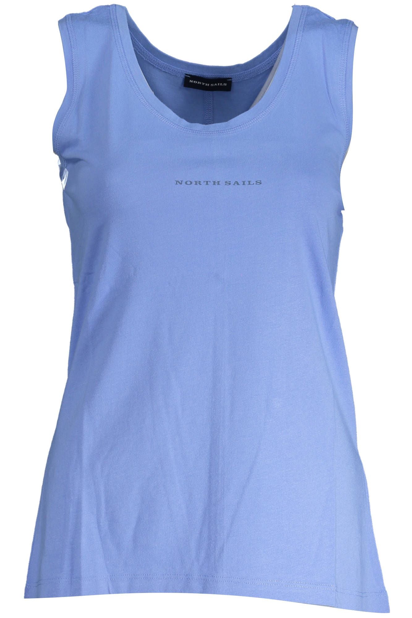 North Sails Chic Organic Cotton Tank Top with Logo Print