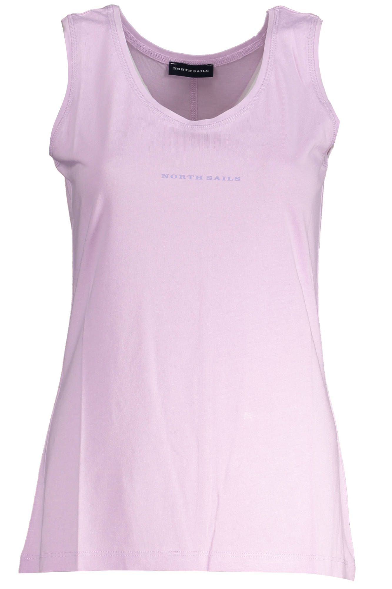 North Sails Eco-Conscious Pink Tank Top with Logo Print