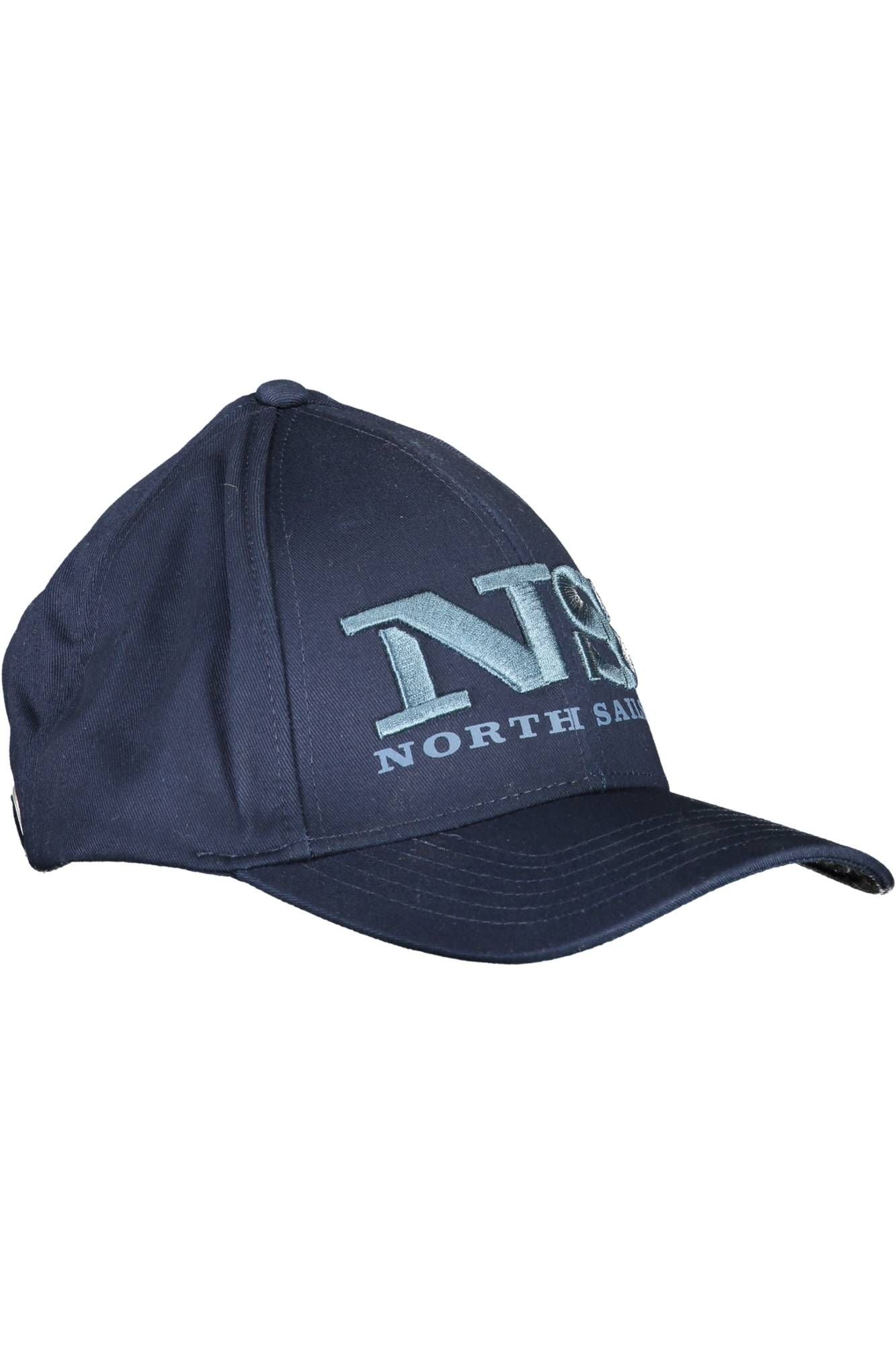 North Sails Chic Blue Embroidered Cotton Cap