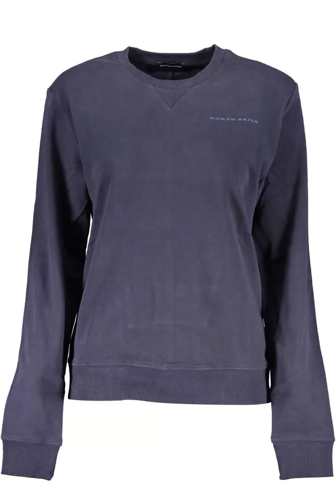 North Sails Chic Blue Organic Cotton Sweatshirt