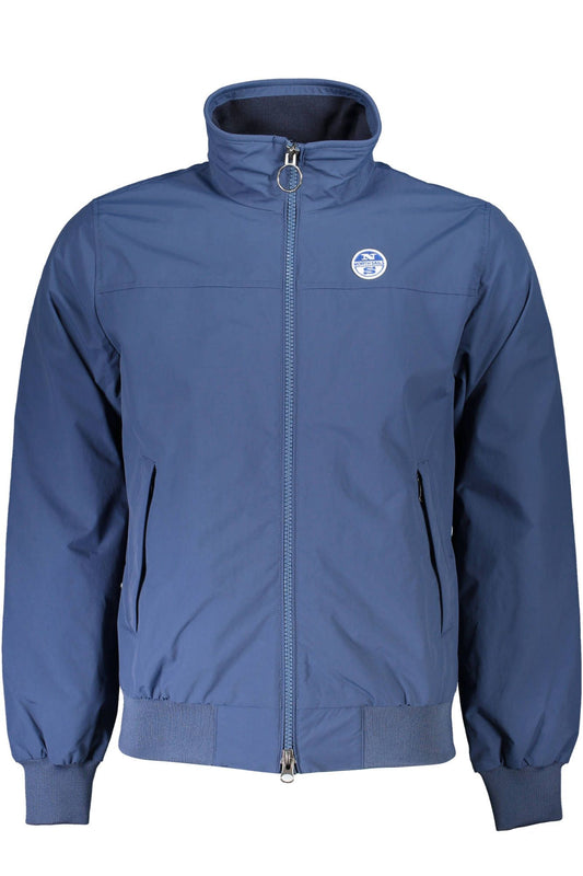 North Sails Sleek Blue Eco-Friendly Outdoor Jacket