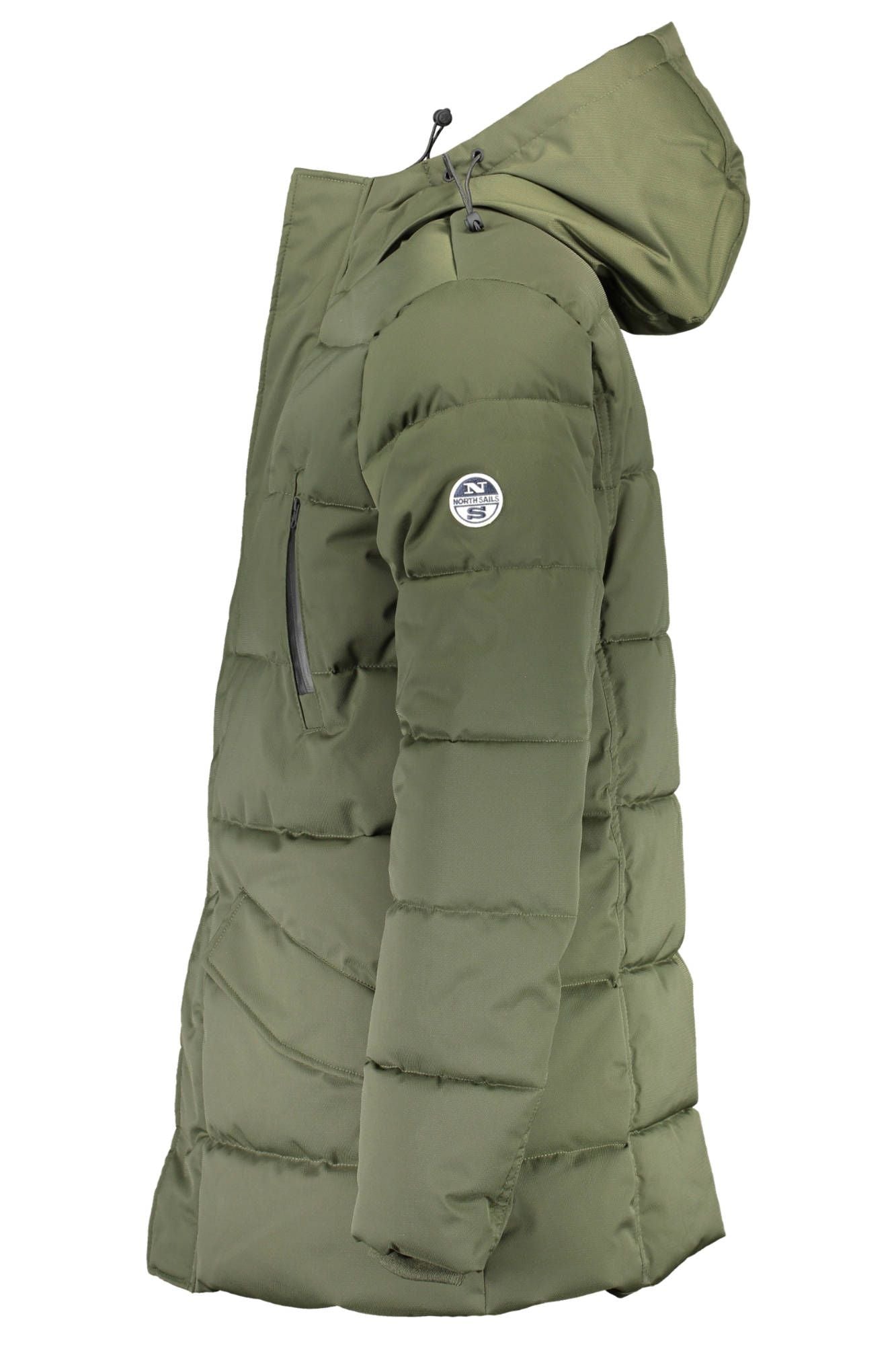 North Sails Chic Green Hooded Jacket with Contrasting Details