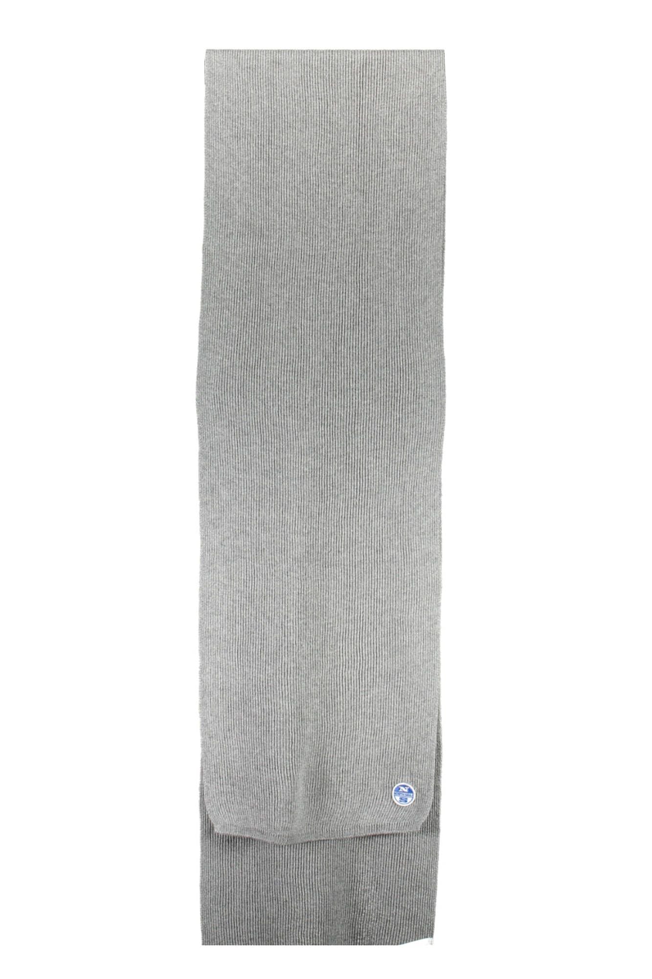 North Sails Elegant Gray Scarf - Warm Textured Blend