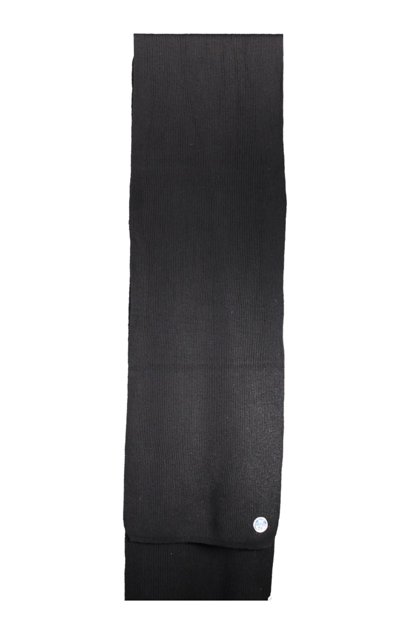 North Sails Sleek Black Scarf for Timeless Elegance