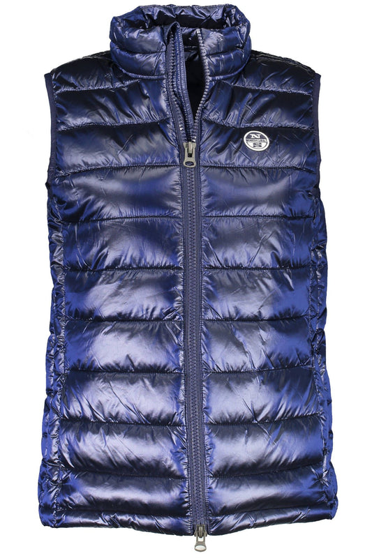 North Sails Sleek Sleeveless Blue Polyamide Jacket