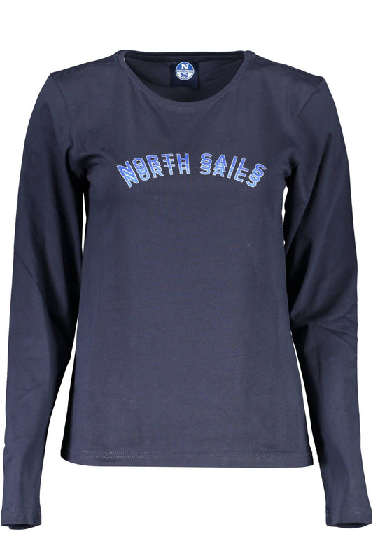 North Sails Chic Blue Long Sleeve Round Neck Tee