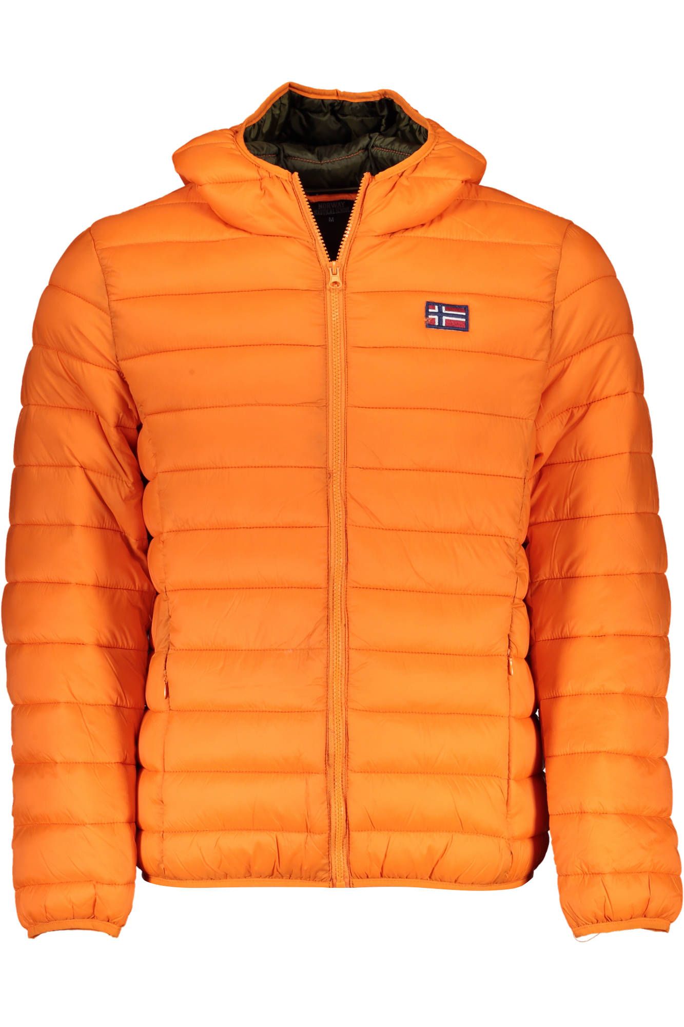 Norway 1963 Chic Orange Hooded Jacket for Men