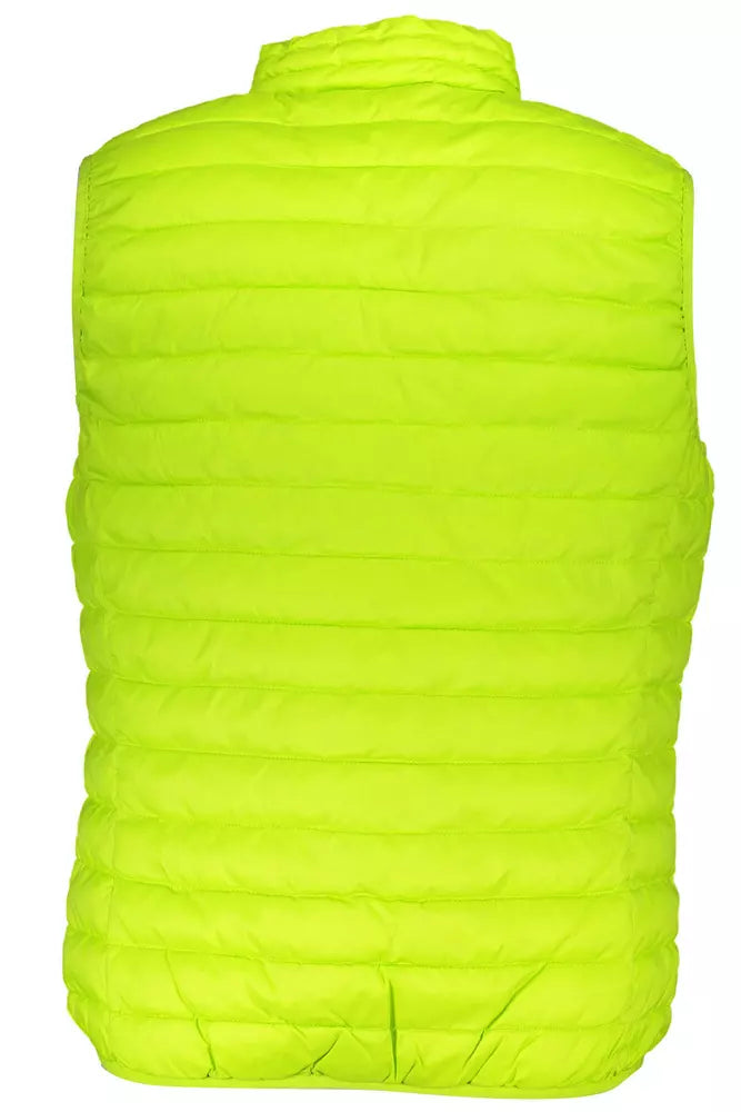 Norway 1963 Sleek Sleeveless Down Vest in Vibrant Yellow