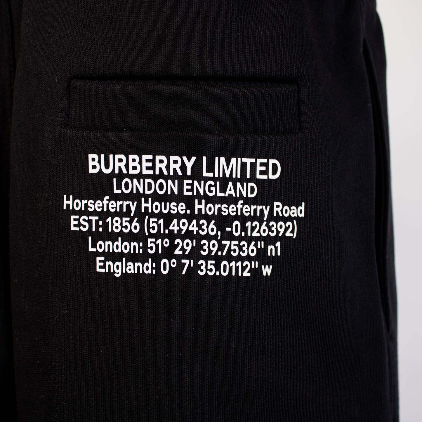 Burberry Elegant Black Cotton Sweatshorts