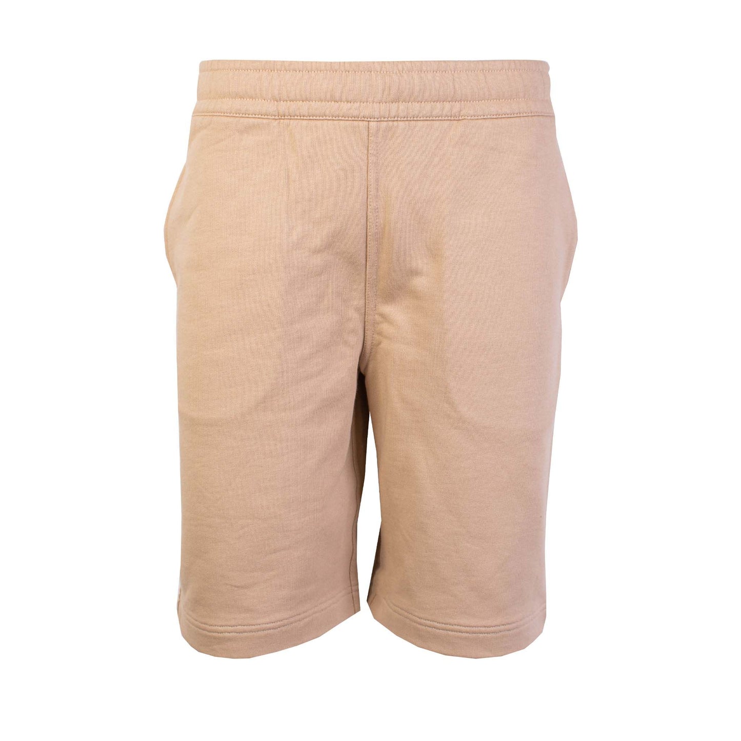 Burberry Elegant Beige Cotton Sweatshorts with Logo Detail