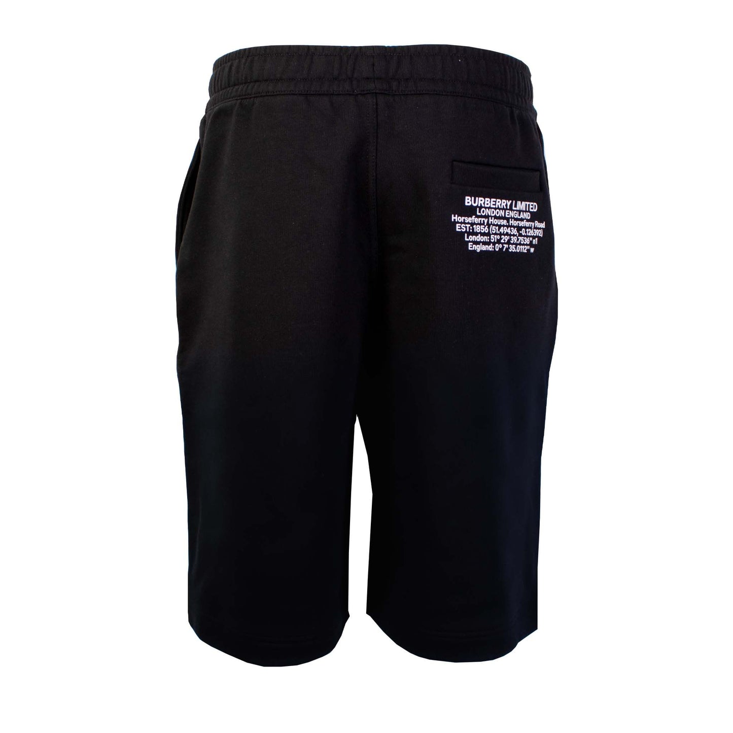 Burberry Elegant Black Cotton Sweatshorts