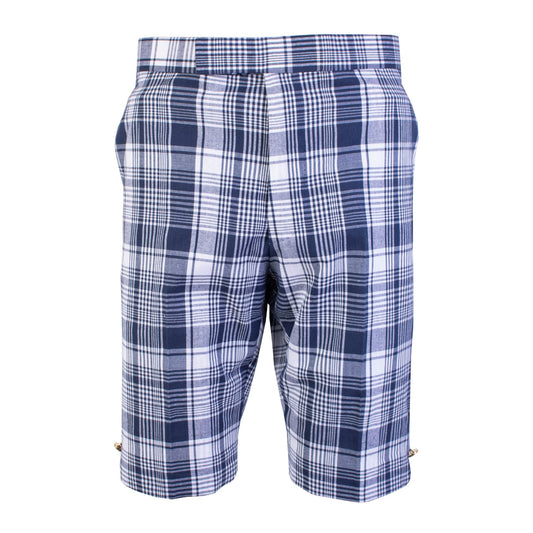 Thom Browne Elegant Multicolor Checkered Bermuda Shorts