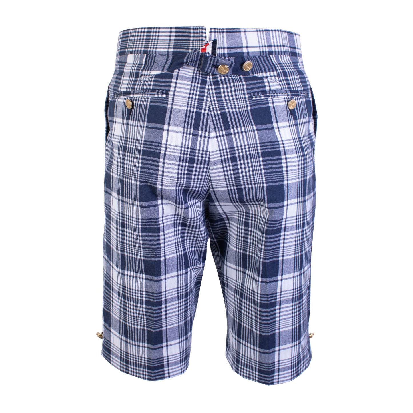 Thom Browne Elegant Multicolor Checkered Bermuda Shorts