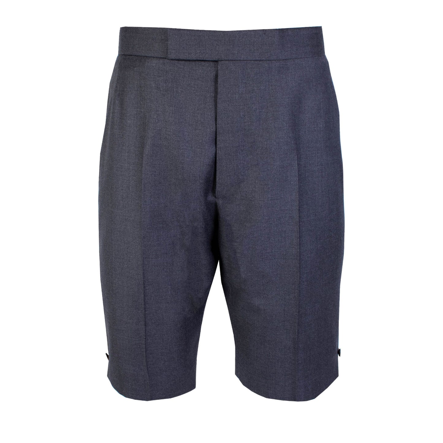 Thom Browne Elegant Gray Wool Bermuda Shorts