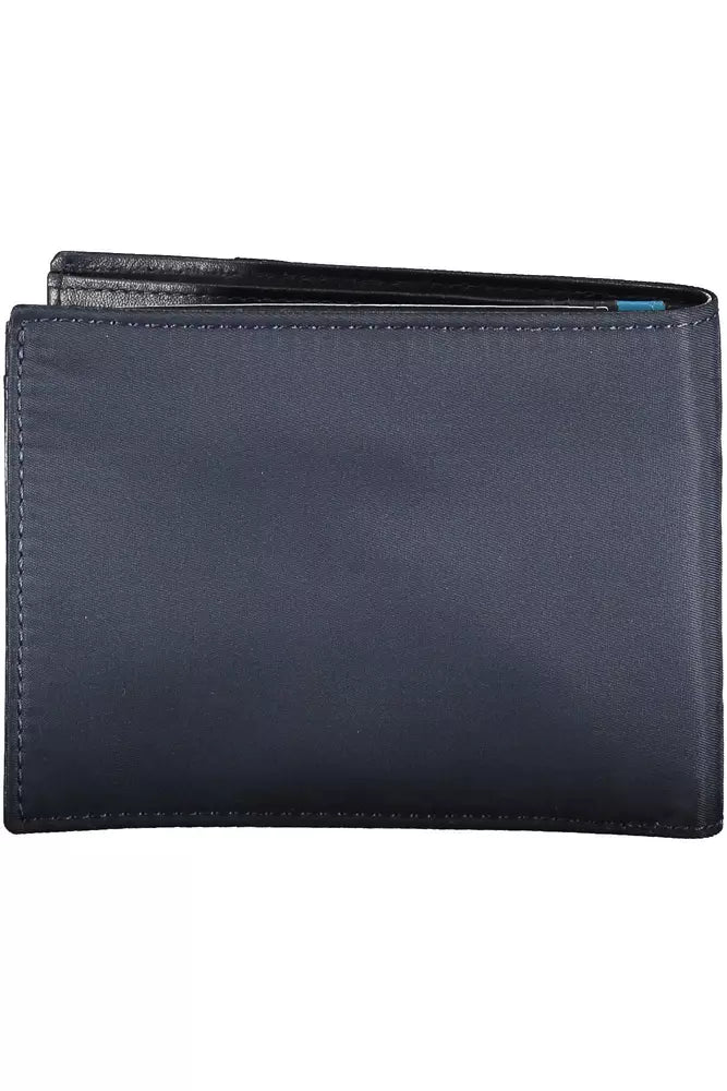 Piquadro Elegant Contrast Detail Bifold Wallet