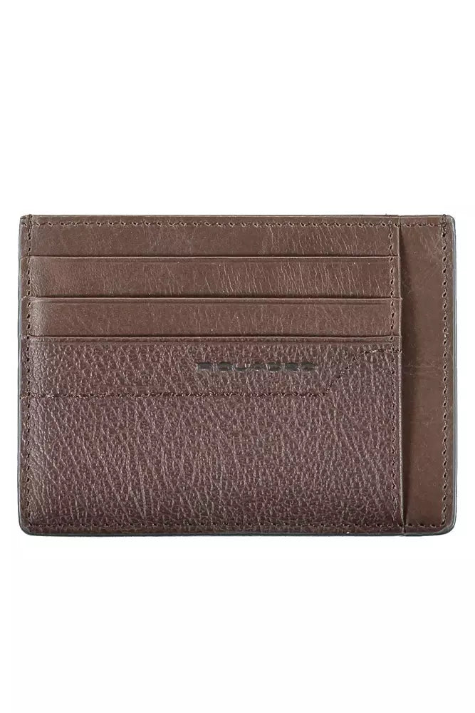 Piquadro Elegant Leather RFID Card Hold Holder