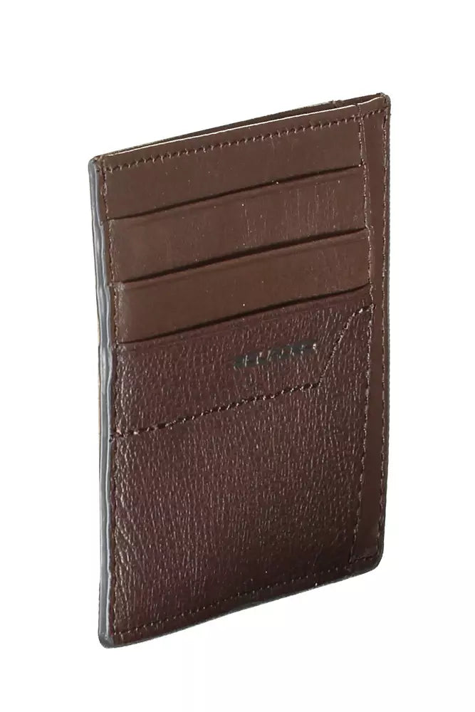 Piquadro Elegant Leather RFID Card Hold Holder