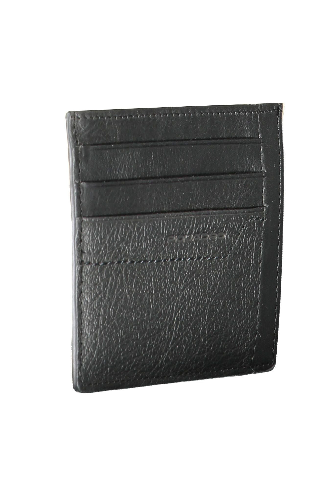 Piquadro Sleek Leather Card Holder with RFID Block