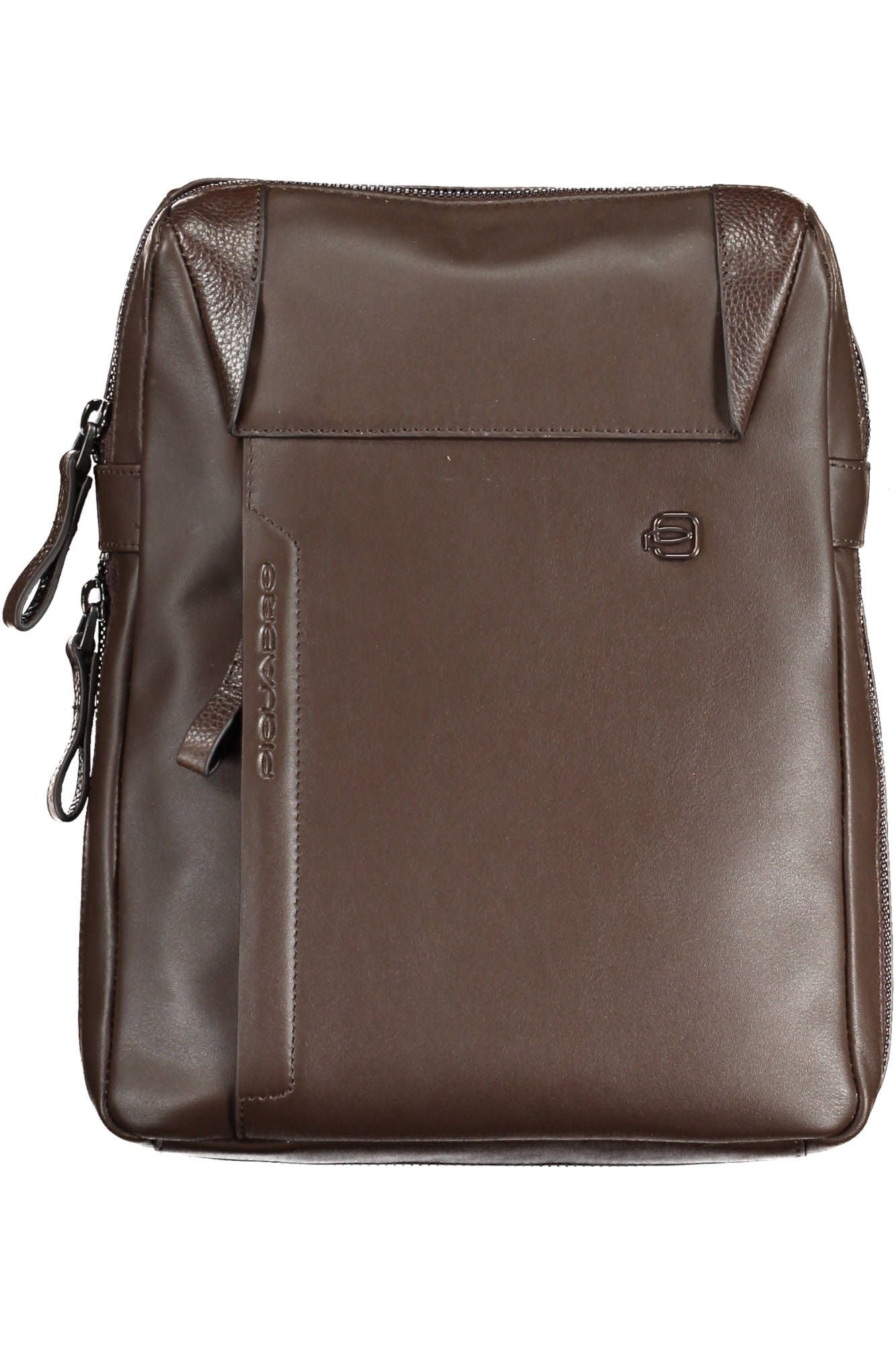 Piquadro Elegant Brown Leather Shoulder Bag