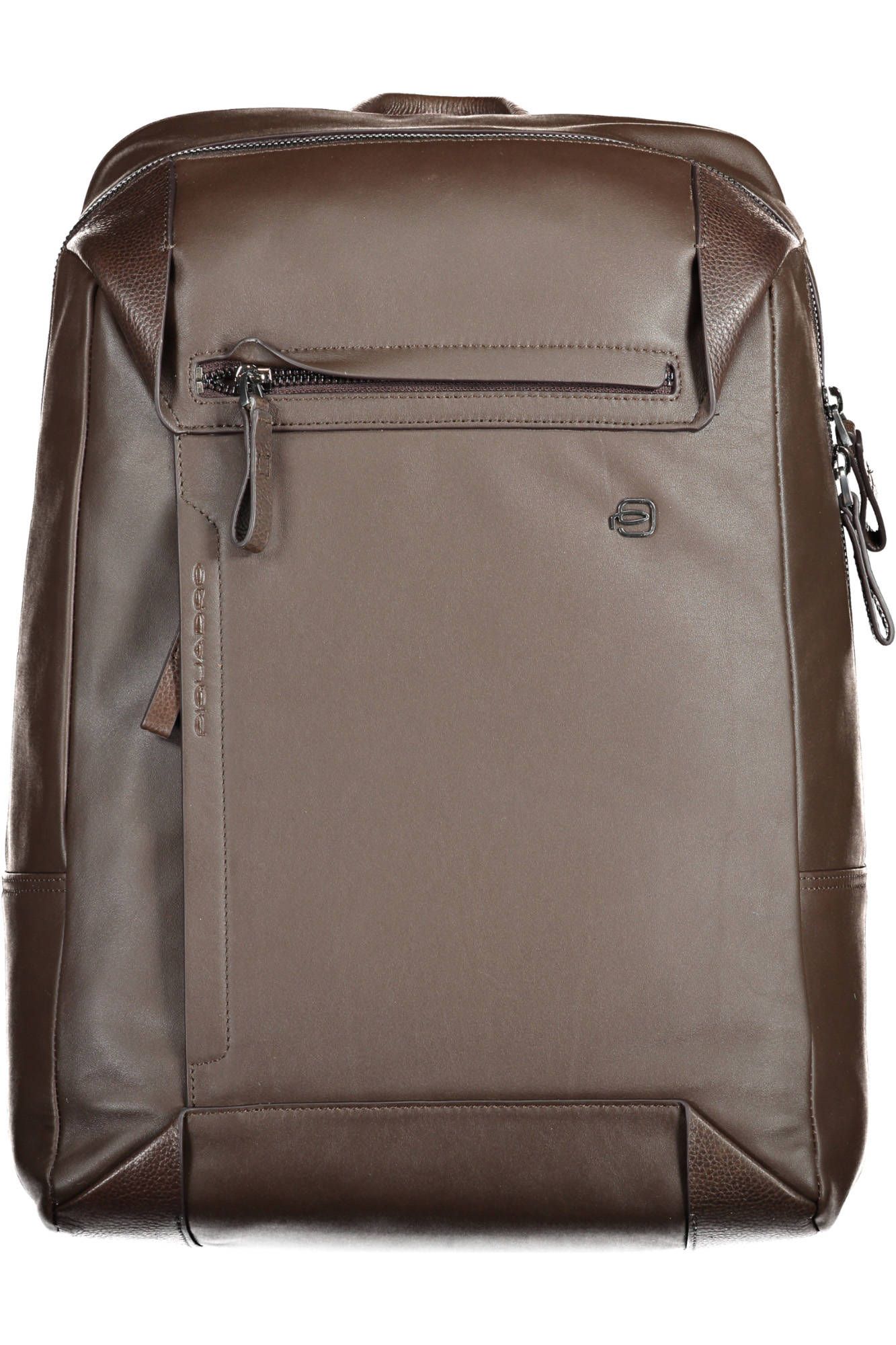 Piquadro Elegant Leather Backpack with Contrast Details