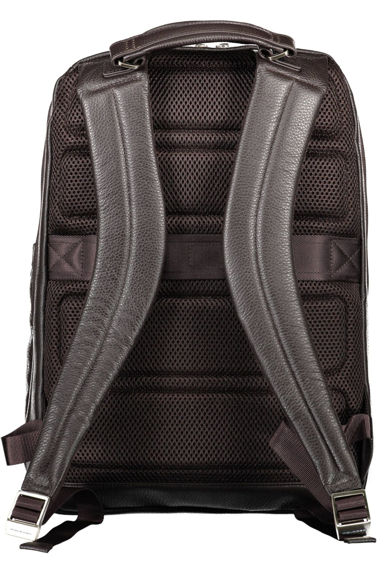 Piquadro Elegant Brown Nylon Backpack with Laptop Space