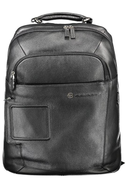 Piquadro Sleek Urban Black Nylon Backpack