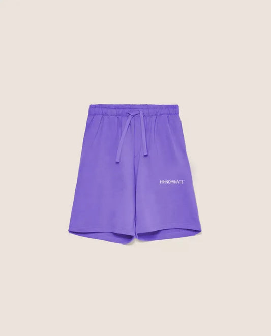 Hinnominate Elegant Purple Cotton Bermuda Shorts