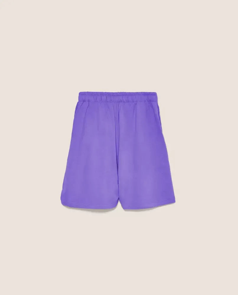 Hinnominate Elegant Purple Cotton Bermuda Shorts