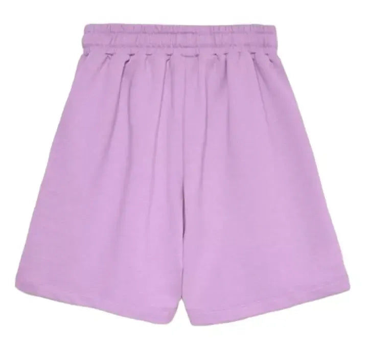 Hinnominate Elegant Purple Bermuda Shorts with Logo Print