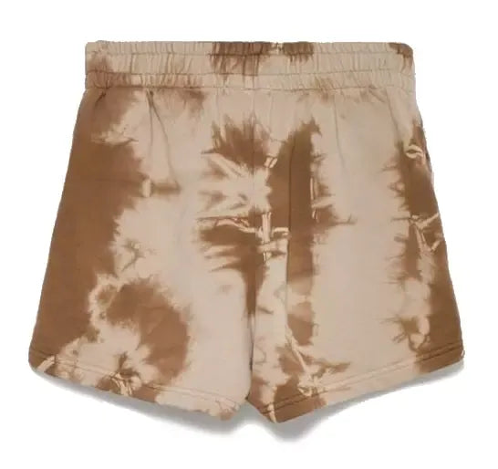 Hinnominate Chic Brown Printed Cotton Shorts