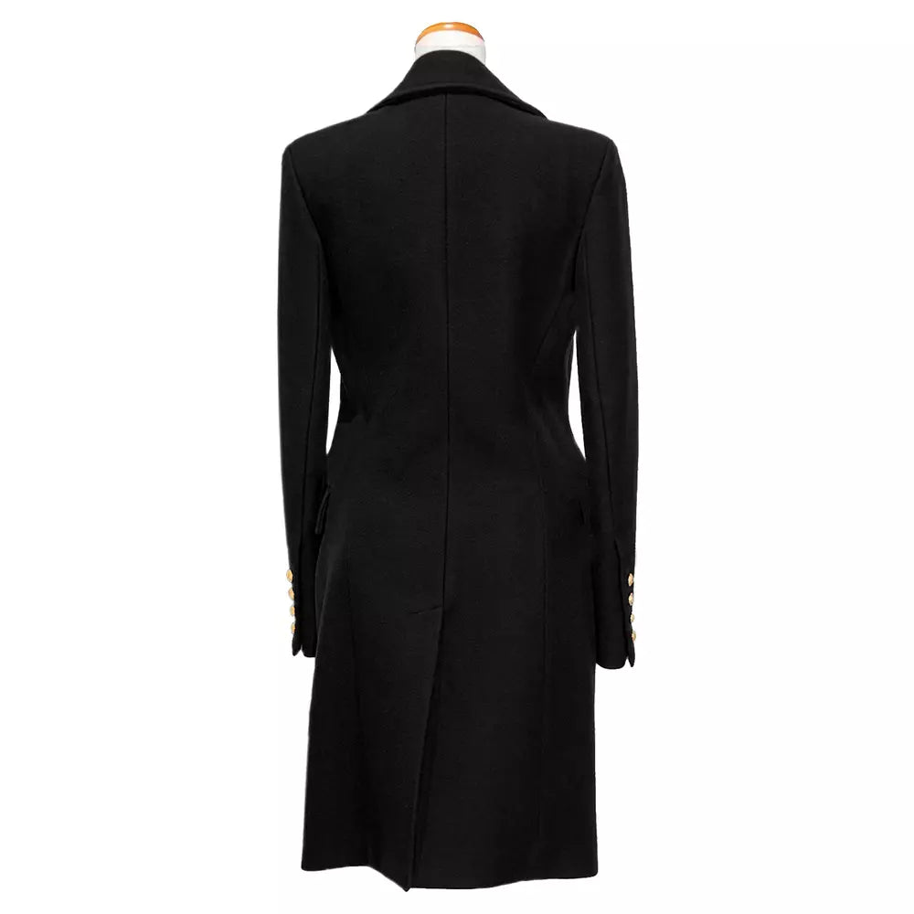 Made in Italy Elegant Double-Breasted Cashmere Coat