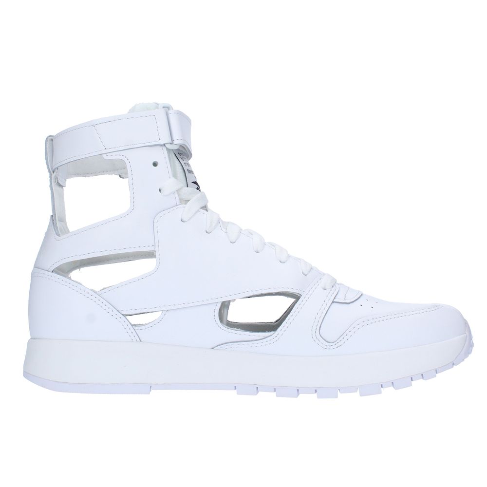 Reebok x Maison Margiela Avant-Garde Tabi Toe White Leather Sneakers