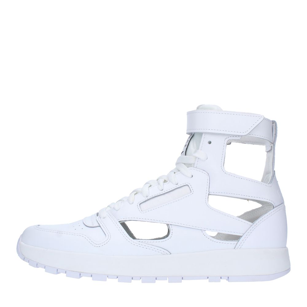 Reebok x Maison Margiela Avant-Garde Tabi Toe White Leather Sneakers