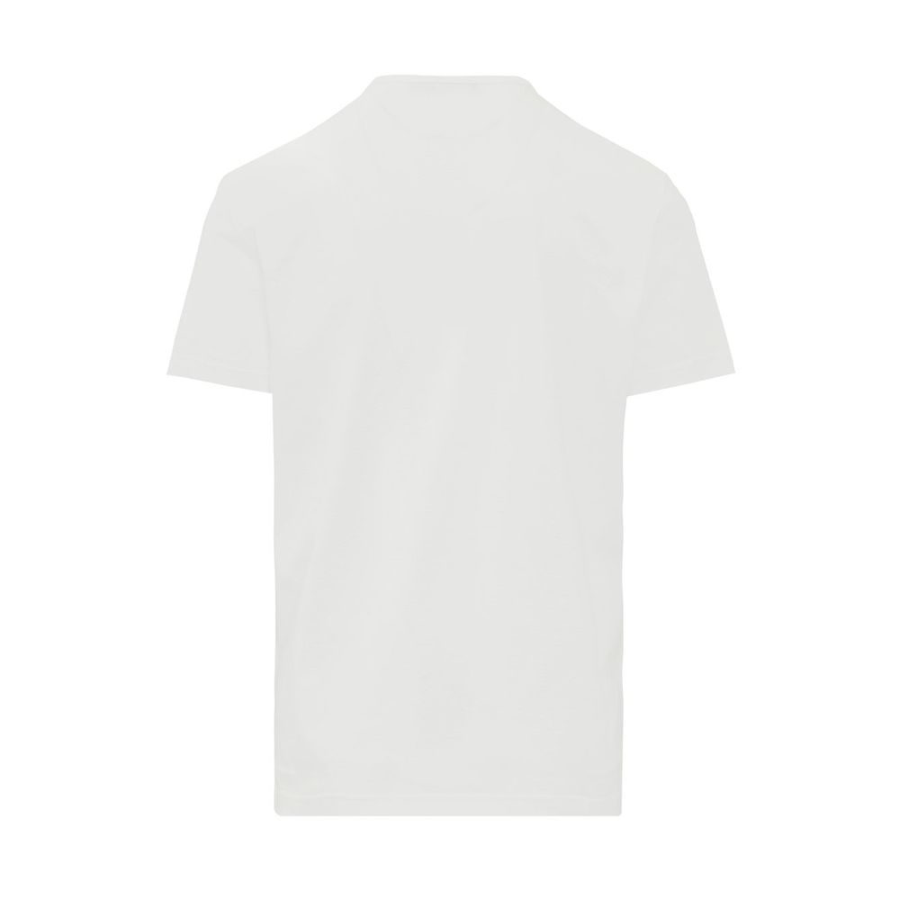 Dolce & Gabbana Embossed Logo White Cotton Tee