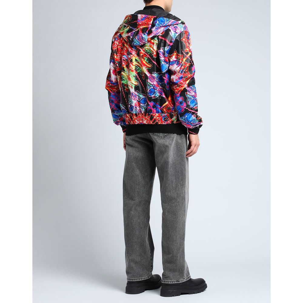 Dolce & Gabbana Chic Multicolor Nylon Statement Jacket