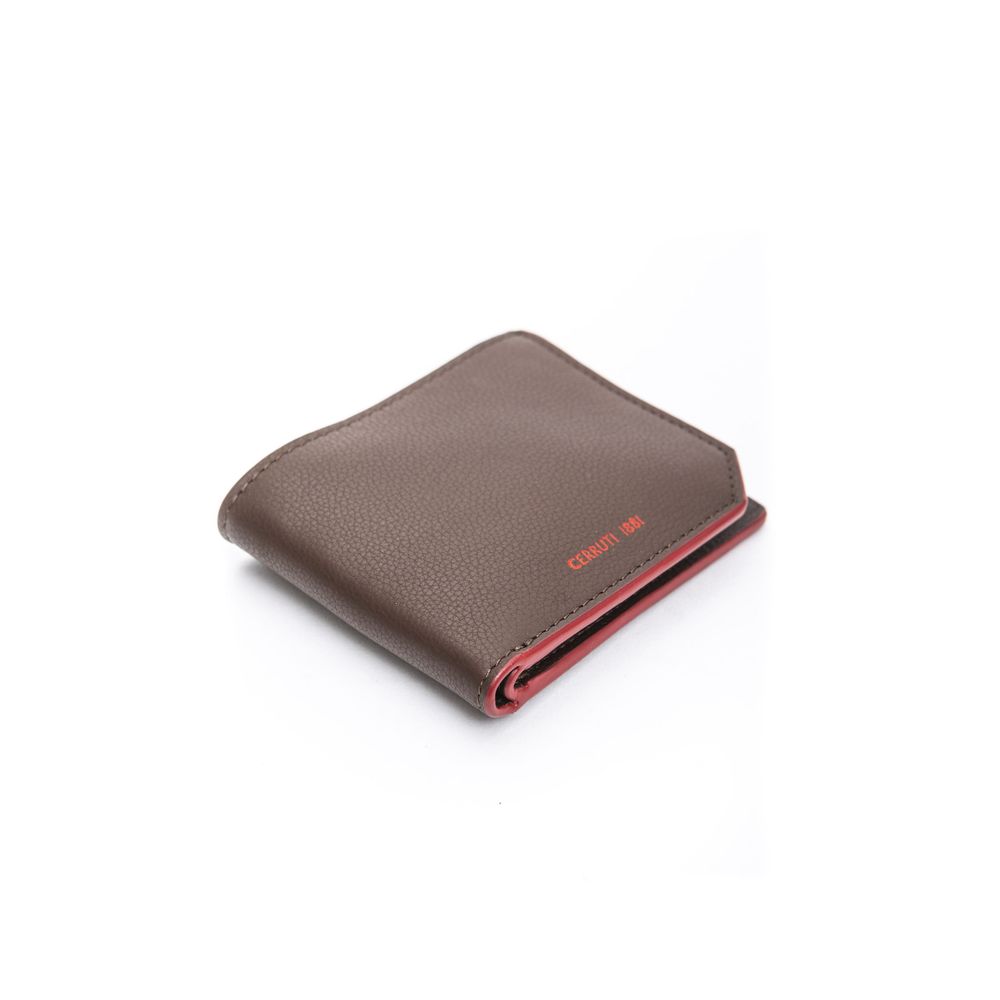 Cerruti 1881 Elegant Leather Wallet in Rich Brown