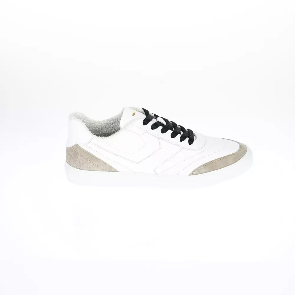 Pantofola D'Oro Chic Two-Tone Leather Sneakers