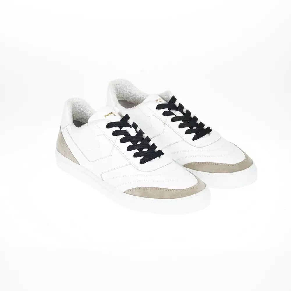 Pantofola D'Oro Chic Two-Tone Leather Sneakers