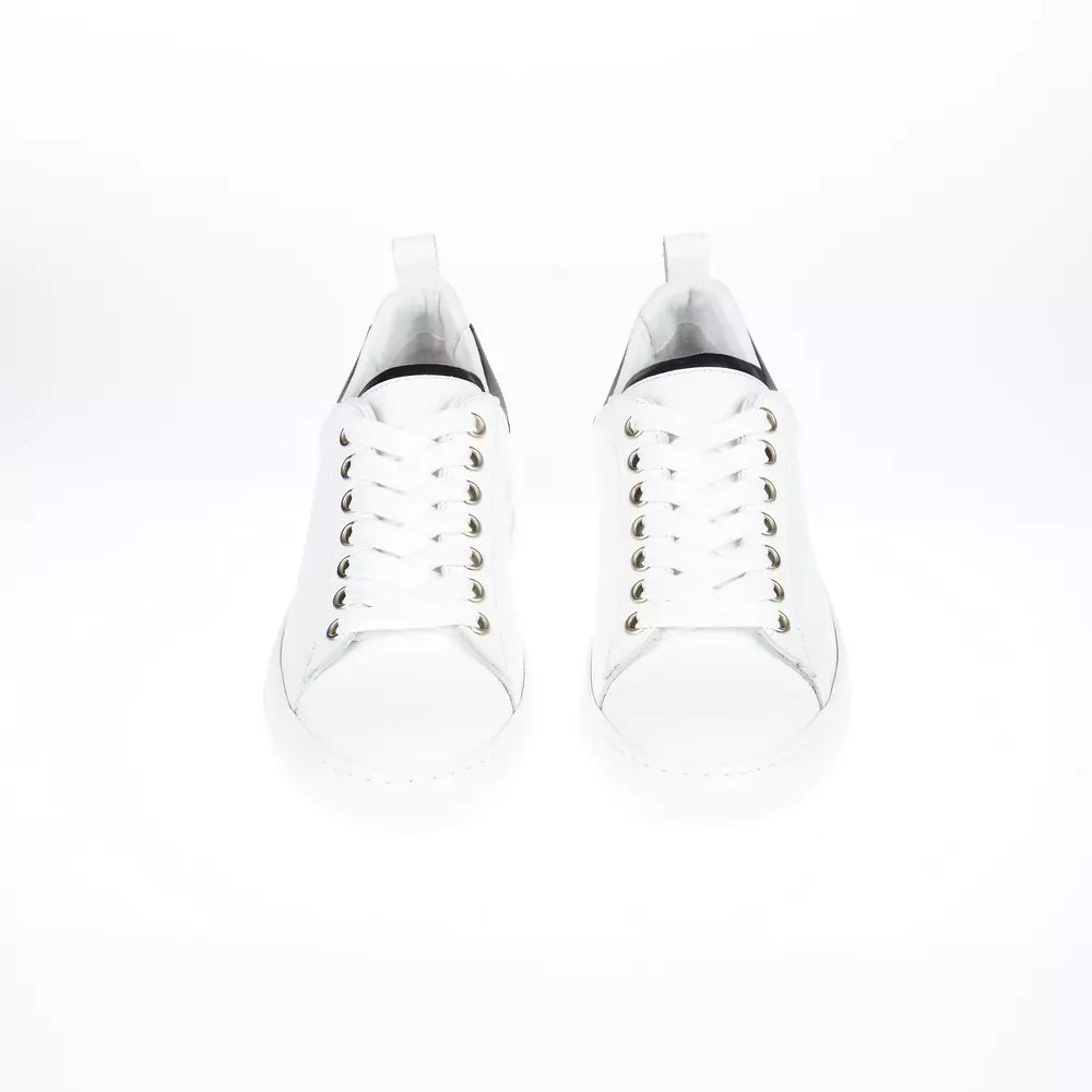 Pantofola D'Oro Chic Monocolor Leather Sneakers For Men